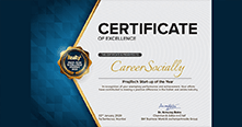 Certificate of Excellence to CareerSocially